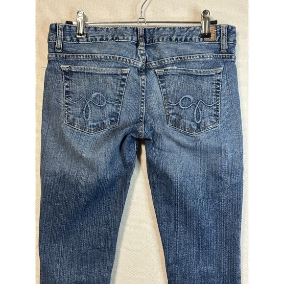 Starlet Skinny Leg Stretch women's blue jeans - medium wash - Size 27 - Picture 5 of 11